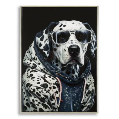 MALOWANY OBRAZ NA PŁÓTNIE LAKIEROWANY W RAMIE 53X3X73 cm
